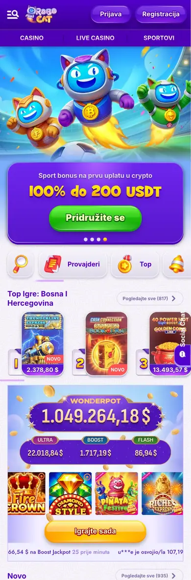 Mobilna verzija stranice Robocat